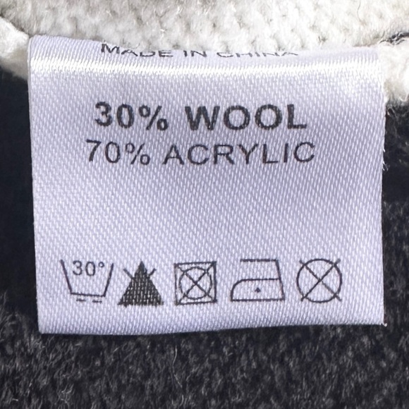 Ugly Christmas Sweater Reindeer 3D Nose Holiday Party Wool Blend Knit Unisex M - Picture 8 of 10